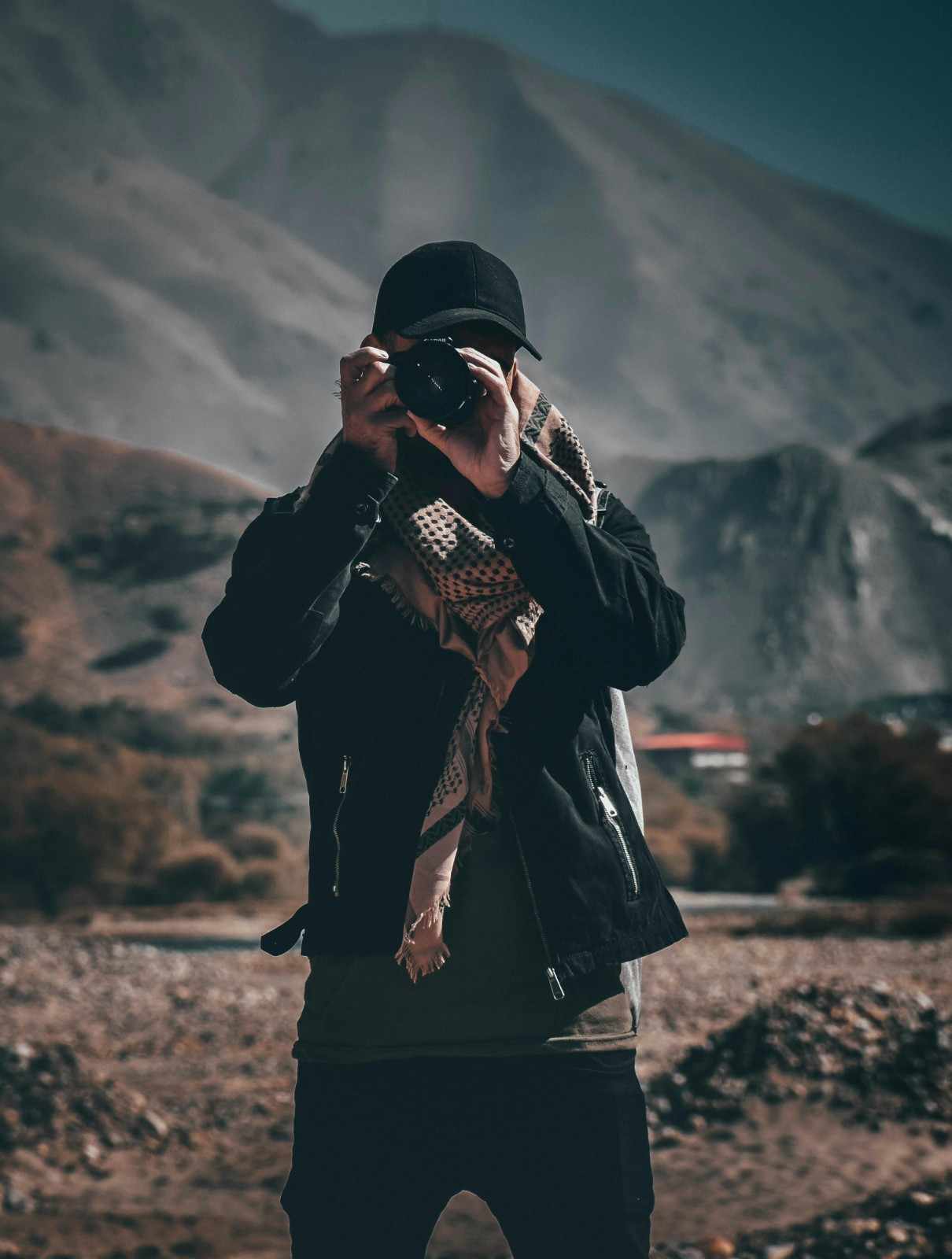 A Man with Camera